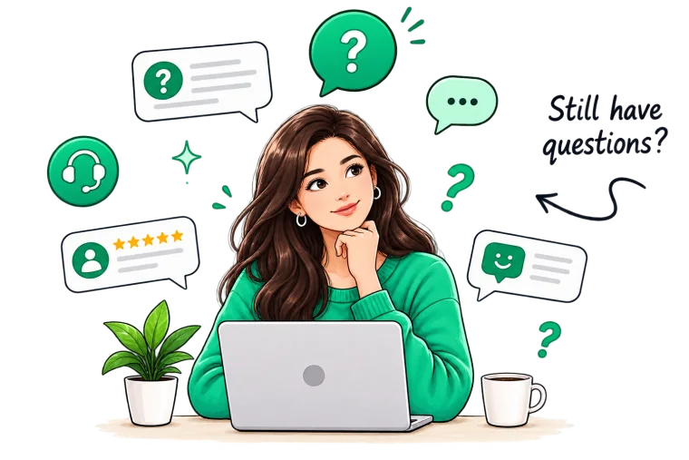 Learner finding answers about visual computer science courses