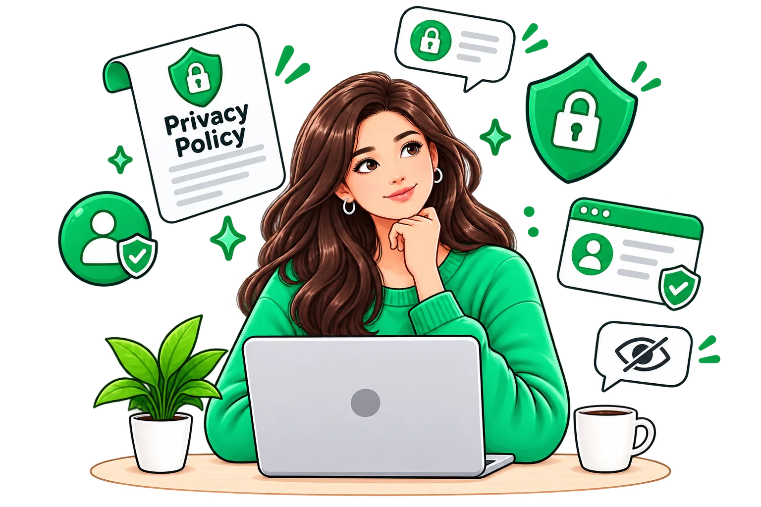 Learner thinking about privacy questions